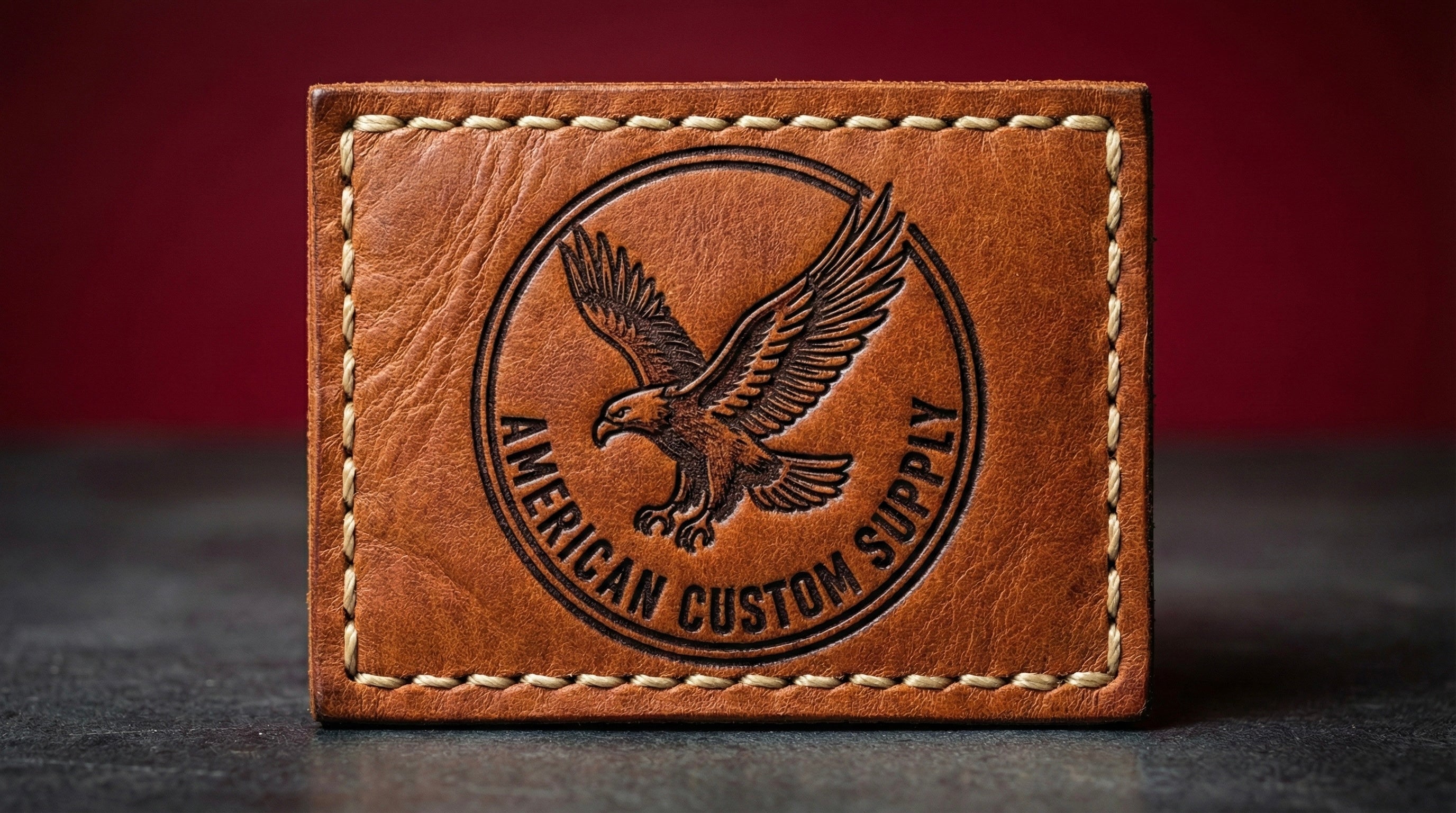 Genuine Leather Patch (Laser Engraved)